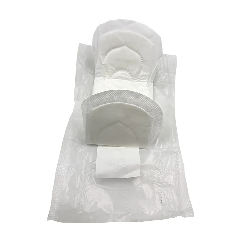 Degradable Sanitary Napkin Cotton fluff Pulp+SAP 240mm-3