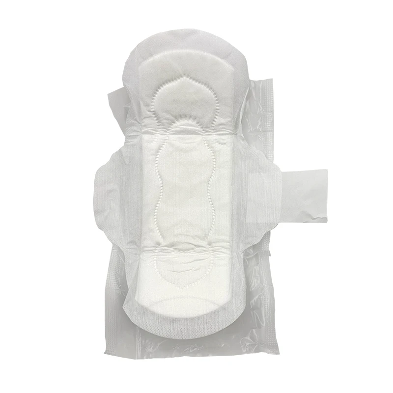 Degradable Sanitary Napkin Cotton fluff Pulp+SAP 240mm-2